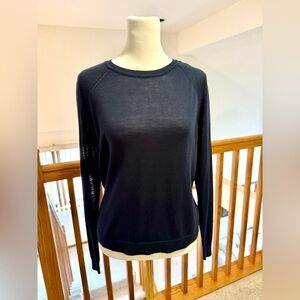 Navy Long Sleeve Lightweight Sweater